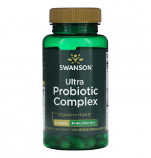 Swanson, Ultra Probiotic Complex, 30 Billion CFU, 60 Veggie Embo Caps AP