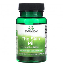 Растительные экстракты и настойки Swanson, The Skin Pill, 30 мягких таблеток