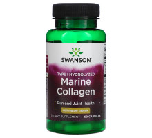 Swanson, Marine Collagen, 400 mg, 60 Capsules