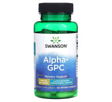 Swanson, Alpha GPC, 300 mg, 60 Veggie Capsules