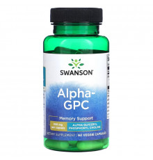 Swanson, Alpha GPC, 300 mg, 60 Veggie Capsules