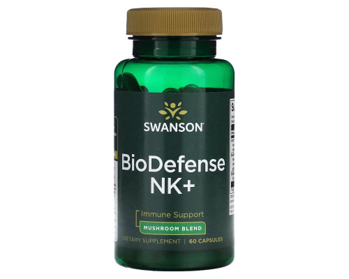 Swanson, BioDefense NK+, 60 Capsules Swanson, BioDefense NK+, 60 Capsules