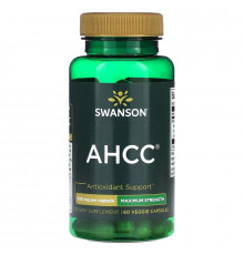 Swanson, AHCC, максимальная эффективность, 500 мг, 60 растительных капсул