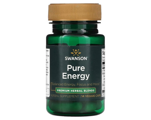 Swanson, Pure Energy, 14 Veggie Caps Swanson, Pure Energy, 14 Veggie Caps
