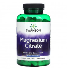 Swanson, Magnesium Citrate, 240 Tablets