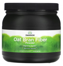 Swanson, Certified Organic Oat Bran Fiber Powder, 8 oz (227 g)