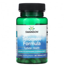 Растительные экстракты и настойки Swanson, Telomere Formula, 90 растительных капсул