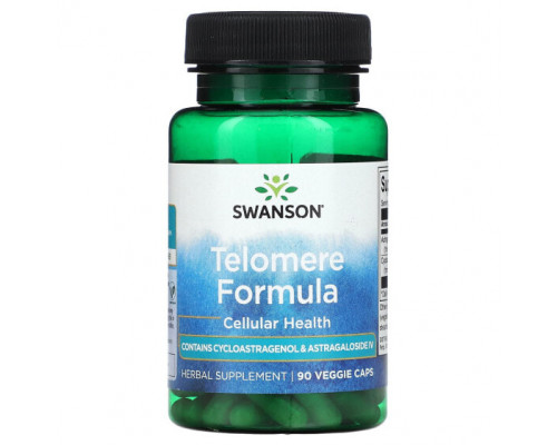 Растительные экстракты и настойки Swanson, Telomere Formula, 90 растительных капсул Растительные экстракты и настойки Swanson, Telomere Formula, 90 растительных капсул