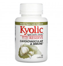 Kyolic, Aged Garlic Extract, повышенная сила действия, 60 капсул