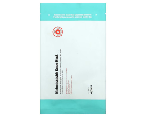 A'Pieu, Madecassoside Gauze Beauty Mask, 1 Sheet, 0.88 oz (25 g) A'Pieu, Madecassoside Gauze Beauty Mask, 1 Sheet, 0.88 oz (25 g)