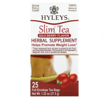 Травяные сборы и чаи Hyleys Tea, Slim Tea, Ягоды годжи, 25 чайных пакетиков в фольгированных пакетиках, 1,32 унции (37,5 г)