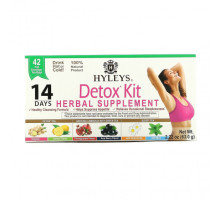 Слабительные, диуретики и средства для очищения организма Hyleys Tea, Detox Kit, 14-дневное очищение, разные вкусы, 42 чайных пакетика в фольгированной упаковке, 63,0 г (2,22 унции)