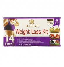 Травяные сборы и чаи Hyleys Tea, 14-дневный набор для снижения веса, 42 чайных пакетика, 63 г (2,22 унции)