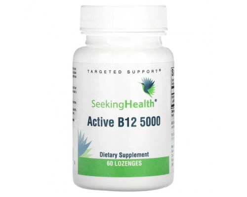 Витамины группы B Seeking Health, Acitve B12 5000`` 60 пастилок Витамины группы B Seeking Health, Acitve B12 5000`` 60 пастилок
