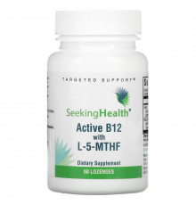 Seeking Health, Active B12 With L-5-MTHF, 60 Lozenges