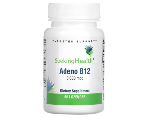 Seeking Health, Adeno B12, 3,000 mcg, 60 Lozenge Seeking Health, Adeno B12, 3,000 mcg, 60 Lozenge