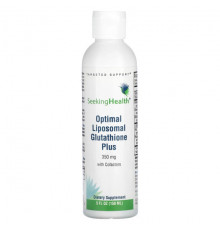 Антиоксиданты Seeking Health, Optimal Liposomal Glutathione Plus, 350 мг, 150 мл (5 жидк. Унций)