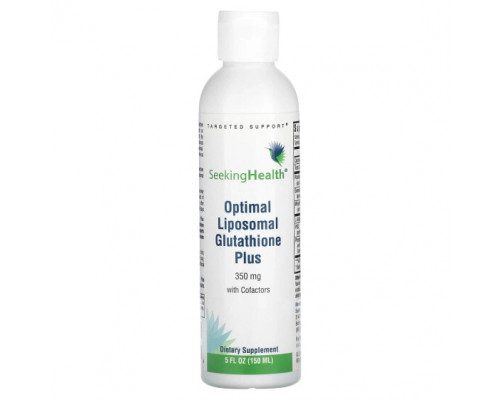 Антиоксиданты Seeking Health, Optimal Liposomal Glutathione Plus, 350 мг, 150 мл (5 жидк. Унций) Антиоксиданты Seeking Health, Optimal Liposomal Glutathione Plus, 350 мг, 150 мл (5 жидк. Унций)