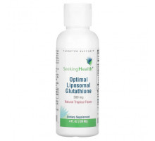 Антиоксиданты Seeking Health, Optimal Liposomal Glutathione, натуральный тропический, 500 мг, 120 мл (4 жидк. Унции)