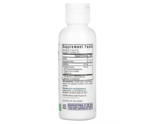 Антиоксиданты Seeking Health, Optimal Liposomal Glutathione, натуральный тропический, 500 мг, 120 мл (4 жидк. Унции) Антиоксиданты Seeking Health, Optimal Liposomal Glutathione, натуральный тропический, 500 мг, 120 мл (4 жидк. Унции)