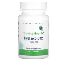 Витамины группы B Seeking Health, Hydroxo B12, 2000 мкг, 60 пастилок
