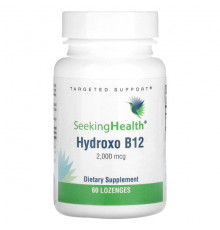 Витамины группы B Seeking Health, Hydroxo B12, 2000 мкг, 60 пастилок