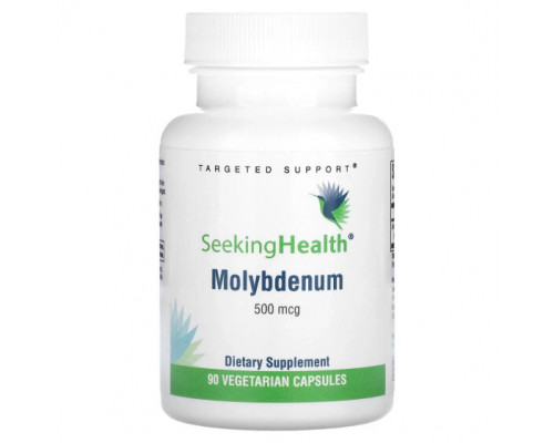 Минералы и микроэлементы Seeking Health, Молибден, 500 мкг, 90 вегетарианских капсул Минералы и микроэлементы Seeking Health, Молибден, 500 мкг, 90 вегетарианских капсул
