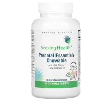 Seeking Health, Prenatal Essentials Chewable with Milk Thistle, TMG, and CoQ10, 60 Chewable Tablets