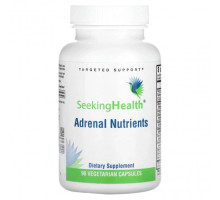 Улучшение памяти и работы мозга Seeking Health, Adrenal Nutrients, 90 вегетарианских капсул