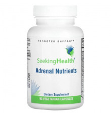 Улучшение памяти и работы мозга Seeking Health, Adrenal Nutrients, 90 вегетарианских капсул