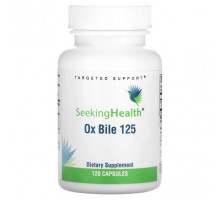 Для пищеварительной системы Seeking Health, Бычья желчь 125, 120 капсул