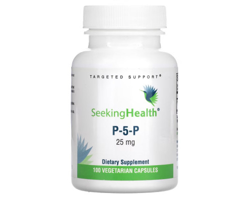 Seeking Health, P-5-P, 25 mg, 100 Vegetarian Capsules Seeking Health, P-5-P, 25 mg, 100 Vegetarian Capsules