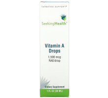 Seeking Health, Vitamin A Drops, 1,500 mcg RAE/Drop, 1 fl oz (30 ml)
