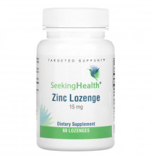 Seeking Health, Zinc Lozenge , 15 mg, 60 Lozenges