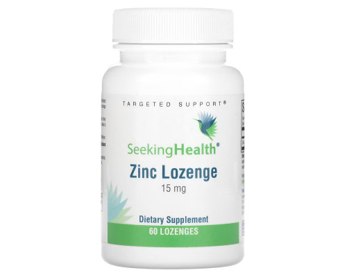 Seeking Health, Zinc Lozenge , 15 mg, 60 Lozenges Seeking Health, Zinc Lozenge , 15 mg, 60 Lozenges