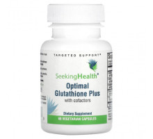 Антиоксиданты Seeking Health, Optimal Glutathione Plus, 60 вегетарианских капсул