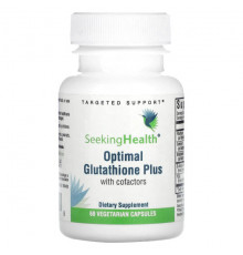 Антиоксиданты Seeking Health, Optimal Glutathione Plus, 60 вегетарианских капсул