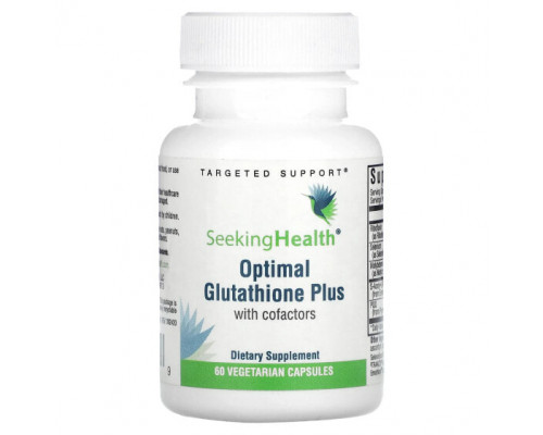 Антиоксиданты Seeking Health, Optimal Glutathione Plus, 60 вегетарианских капсул Антиоксиданты Seeking Health, Optimal Glutathione Plus, 60 вегетарианских капсул