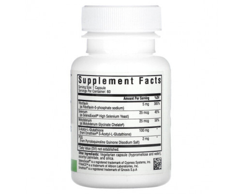 Антиоксиданты Seeking Health, Optimal Glutathione Plus, 60 вегетарианских капсул Антиоксиданты Seeking Health, Optimal Glutathione Plus, 60 вегетарианских капсул
