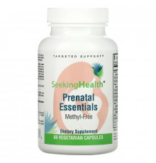 Seeking Health, Prenatal Essentials, Methyl-Free, 60 Vegetarian Capsules