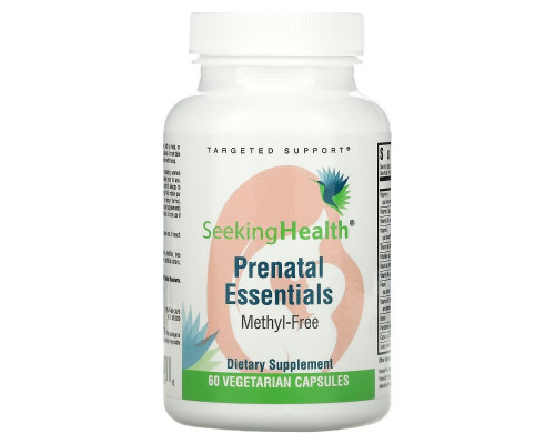 Seeking Health, Prenatal Essentials, Methyl-Free, 60 Vegetarian Capsules Seeking Health, Prenatal Essentials, Methyl-Free, 60 Vegetarian Capsules