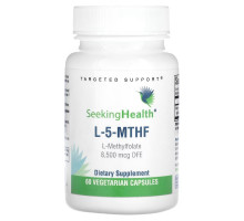 Seeking Health, L-5-MTHF, L-Methylfolate, 8,500 mcg DFE, 60 Vegetarian Capsules