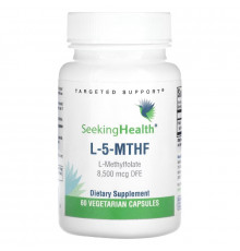 Seeking Health, L-5-MTHF, L-Methylfolate, 8,500 mcg DFE, 60 Vegetarian Capsules