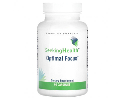 Улучшение памяти и работы мозга Seeking Health, Optimal Focus, 90 капсул Улучшение памяти и работы мозга Seeking Health, Optimal Focus, 90 капсул
