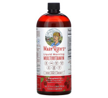 MaryRuth Organics, Liquid Morning Multivitamin, Raspberry, 32 fl oz (946 ml)