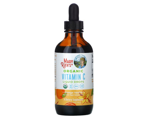 MaryRuth Organics, Organic Vitamin C Liquid Drops, Orange Vanilla, 4 fl oz (120 ml) MaryRuth Organics, Organic Vitamin C Liquid Drops, Orange Vanilla, 4 fl oz (120 ml)