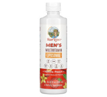 MaryRuth Organics, Men's Multivitamin Liposomal, Vanilla Peach, 15.22 fl oz (450 ml)