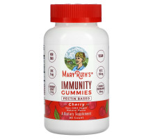 MaryRuth Organics, Immunity Gummies, Pectin Based, Cherry, 90 Gummies