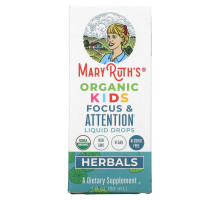 MaryRuth Organics, Herbals, Organic Kids Focus & Attention Liquid Drops, 1 fl oz (30 ml)