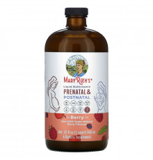 MaryRuth Organics, Liquid Multivitamin Prenatal & Postnatal, Berry, 32 fl oz (946 ml)